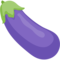 Eggplant emoji on Facebook